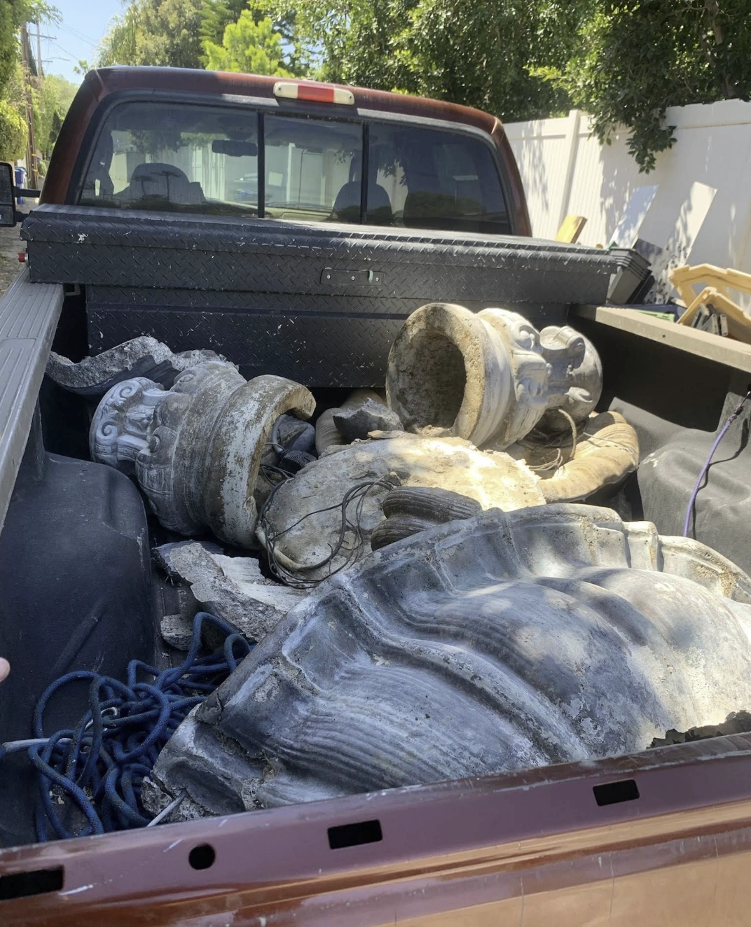 construction debris removal heavy materials