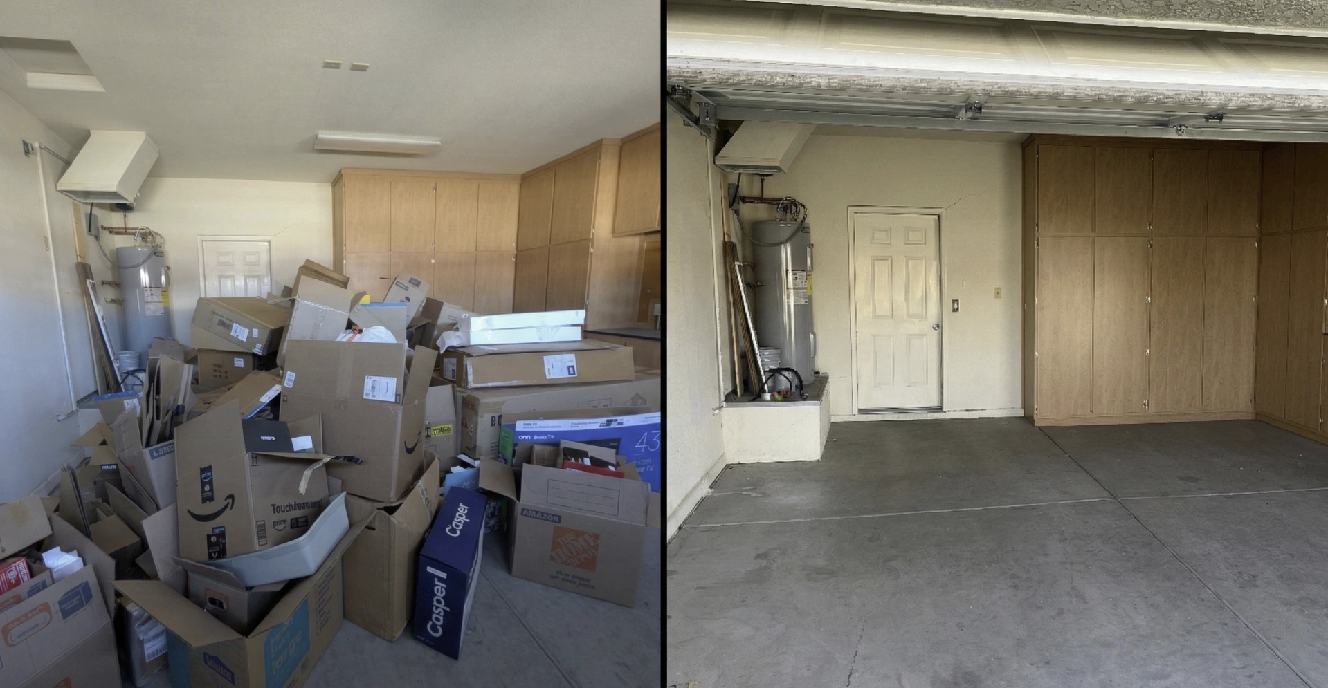 Garage cleanout in Truckee
