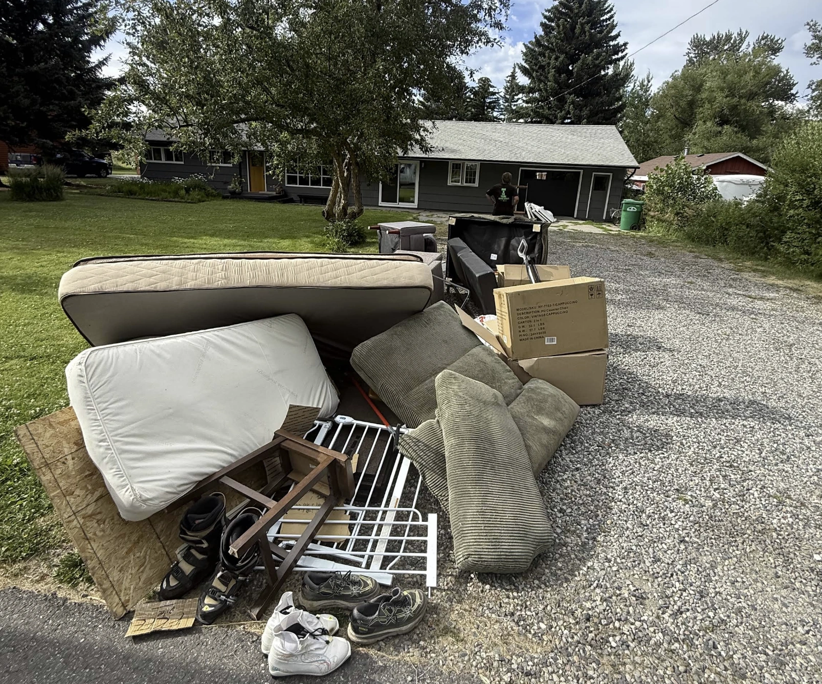 mattress removal curbside furniture